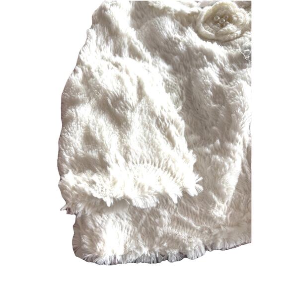 Sophia Young Design VTG Faux Fur White Jacket Sz 4 USA Pagent Special Occasion - Picture 5 of 6